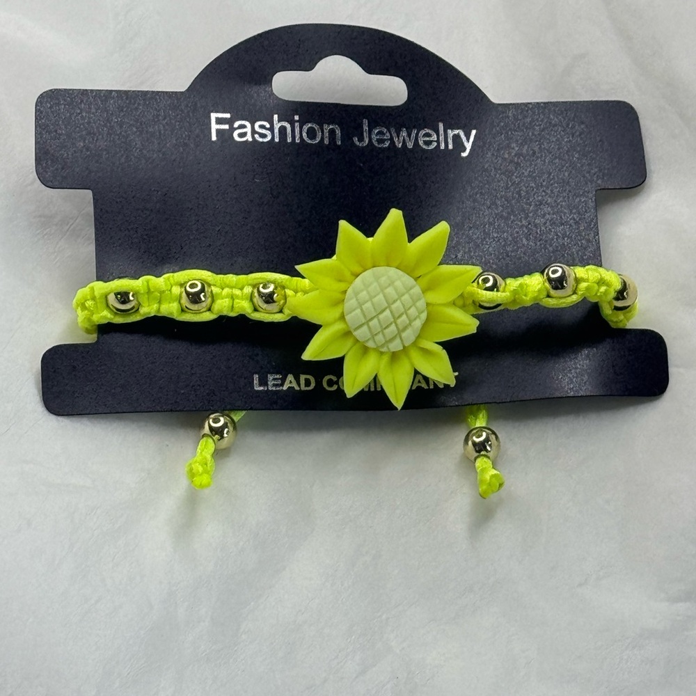 Fashion Jewelry Sunflower Friendship Bracelet